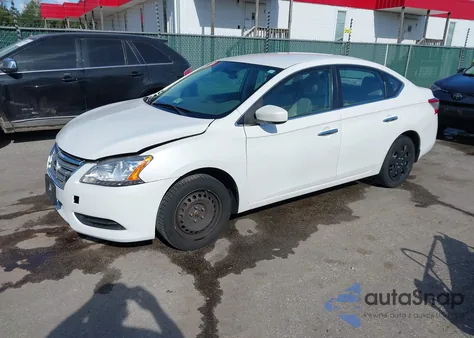 2014 Nissan Sentra S z USA, uszkodzony, nr VIN 3N1AB7AP5EL681420